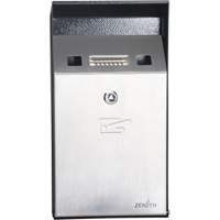Cendrier, Montage mural, Acier inoxydable, Capacit&eacute; 1 Litre, Hauteur 11-4/5" PB Rental Co. Ltd.