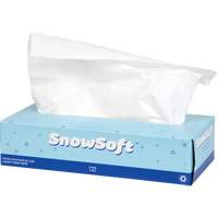Papier-mouchoir de premi&egrave;re qualit&eacute; Snow Soft, 2 pli, 7,4" lo x 8,4" la, 100 feuilles/boîte PB Rental Co. Ltd.