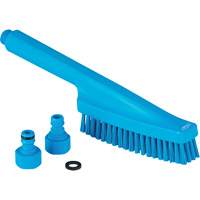 Brosse &agrave; main avec circulation d'eau, Soies Ferme, Longueur de 13", Bleu PB Rental Co. Ltd.