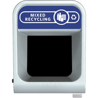 Conteneur pour d&eacute;chets de recyclage m&eacute;lang&eacute;s Configure, Vrac, Acier, 45 gal. US PB Rental Co. Ltd.