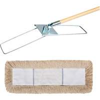 Break-Ezy Dust Mop System, Slip On Style, Cotton, 48" L x 5" W PB Rental Co. Ltd.