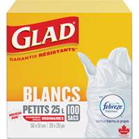 Small 25L Febreze Garbage Bags, Regular, 20" W x 20" L, White PB Rental Co. Ltd.