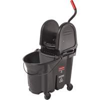 Seau et essoreuse Wavebrake, Pression vers le bas, 8,75 gal. US (35 pintes), Noir PB Rental Co. Ltd.