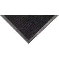 Twin Rib Matting, Wiper/Scraper, 4' x 6' x 1/4", Charcoal PB Rental Co. Ltd.