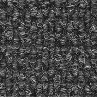 Supreme Knob Entrance Matting, Wiper/Scraper, 13-5/12' x 75-1/2' x 7/16", Charcoal PB Rental Co. Ltd.