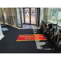 Supreme Knob Entrance Matting, Wiper/Scraper, 13-5/12' x 75-1/2' x 7/16", Charcoal PB Rental Co. Ltd.