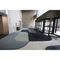 Supreme Knob Entrance Matting, Wiper/Scraper, 13-5/12' x 75-1/2' x 7/16", Charcoal PB Rental Co. Ltd.