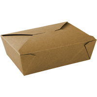 Kraft Take Out Food Containers, Corrugated, Rectangular PB Rental Co. Ltd.