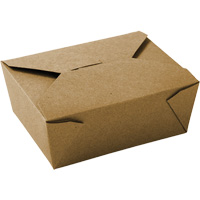 Kraft Take Out Food Containers, Corrugated, Rectangular PB Rental Co. Ltd.