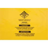 Doublures pour d&eacute;chets dangereux, Amiante, 40" lo x 26" la, 3 mils PB Rental Co. Ltd.
