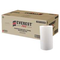 Essuie-mains en rouleaux blancs de luxe, 1 pli, D&eacute;rouler par le centre, 205' lo PB Rental Co. Ltd.