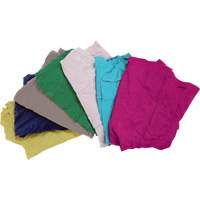 Recycled Material Wiping Rags, Cotton, Mix Colours, 10 lbs. PB Rental Co. Ltd.
