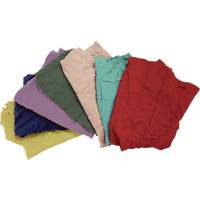 Recycled Material Wiping Rags, Fleece, Mix Colours, 25 lbs. PB Rental Co. Ltd.