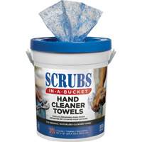 Serviettes nettoyantes pour les mains, 72 lingettes, 12" x 10" PB Rental Co. Ltd.