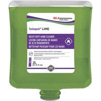 Savon de puissance moyenne pour les mains Solopol, Pierre ponce, 2 L, Cartouche en plastique, Lime PB Rental Co. Ltd.