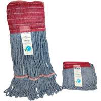 Wide-Band Mop Head, Antimicrobial/Floor Finishing/Specialty, Cotton/Rayon/Synthetic, Loop Style PB Rental Co. Ltd.