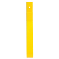 Rail Post, Steel, 10-3/4" L x 24" H, Yellow PB Rental Co. Ltd.