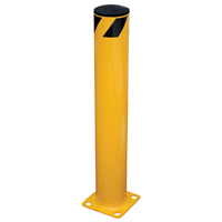 Butoir de s&eacute;curit&eacute;, Acier, 36" h x 5,5" la, Jaune PB Rental Co. Ltd.