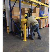 Borne, Acier, 42" h x 5-1/2" la, Jaune PB Rental Co. Ltd.