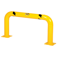 Garde-corps &agrave; profil &eacute;lev&eacute; pour machines, 4' la x 2' h, Jaune PB Rental Co. Ltd.