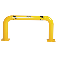 Garde-corps &agrave; profil &eacute;lev&eacute; pour machines, 4' la x 2' h, Jaune PB Rental Co. Ltd.