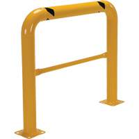 Garde-corps &agrave; profil &eacute;lev&eacute; pour machines, 4' la x 3,5' h, Jaune PB Rental Co. Ltd.