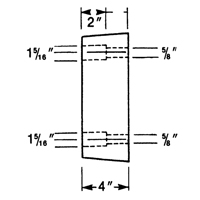 Butoirs de quai en caoutchouc moul&eacute;s, Caoutchouc, 13" la x 4" p x 12" h PB Rental Co. Ltd.