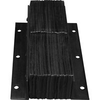 Laminated Dock Bumpers, Vertical, Rubber, 11" W x 4" D x 20" H PB Rental Co. Ltd.