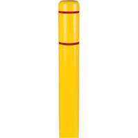 Polyethylene Bollard Covers, 6-5/8" Dia. x 52" L, Yellow PB Rental Co. Ltd.