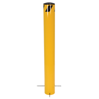 Pour-In-Place Bollards, Steel, 36-1/2" H x 5-9/16" W, Yellow PB Rental Co. Ltd.