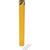 Pour-In-Place Bollards, Steel, 48-1/2" H x 5-9/16" W, Yellow PB Rental Co. Ltd.