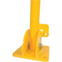 Fold-Down Bollards, Steel, 42" H x 1-3/4" W, Yellow PB Rental Co. Ltd.
