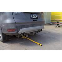 Fold-Down Bollards, Steel, 42" H x 1-3/4" W, Yellow PB Rental Co. Ltd.