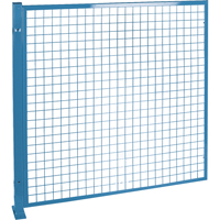 Protecteurs de p&eacute;rim&egrave;tre - Style treillis m&eacute;tallique, 4' h x 4' la, Bleu PB Rental Co. Ltd.