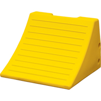 Heavy-Duty Wheel Chocks, Polyurethane, Safety Yellow, 15-1/10" W x 15" D x 11" H PB Rental Co. Ltd.