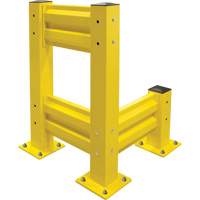 Industrial Safety Guard Rail, Steel, 19" L x 12" H, Safety Yellow PB Rental Co. Ltd.