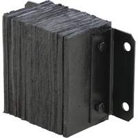 Laminated Dock Bumper, Horizontal, Rubber, 12" W x 6" D x 10" H PB Rental Co. Ltd.