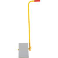 Cale de roues en aluminium avec poign&eacute;e, 7" la x 11-7/8" p x 7-11/16" h PB Rental Co. Ltd.