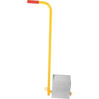 Cale de roues en aluminium avec poign&eacute;e, 7" la x 11-7/8" p x 7-11/16" h PB Rental Co. Ltd.