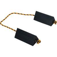 Cale de roue d'avion de transporteur a&eacute;rien, 5" x 10" x 4-1/2", Noir PB Rental Co. Ltd.