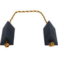 Cale de roue d'avion de transporteur a&eacute;rien, 5" x 10" x 4-1/2", Noir PB Rental Co. Ltd.