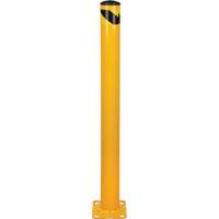 Bollard, Steel, 48" H x 4-1/2" W, Yellow PB Rental Co. Ltd.