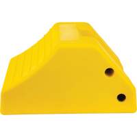 Cale de roue robustes, Ur&eacute;thane, Jaune, 15-1/2" la x 17-7/10" p x 10" h PB Rental Co. Ltd.