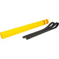 Polyethylene Bollard Cover, 4-1/2" Dia. x 52" L, Red/Yellow PB Rental Co. Ltd.