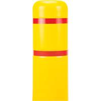 Polyethylene Bollard Cover, 4-1/2" Dia. x 52" L, Red/Yellow PB Rental Co. Ltd.