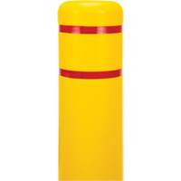 Polyethylene Bollard Cover, 6-5/8" Dia. x 52" L, Red/Yellow PB Rental Co. Ltd.