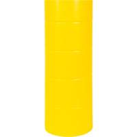 Polyethylene Bollard Cover, 6-5/8" Dia. x 60" L, Red/Yellow PB Rental Co. Ltd.