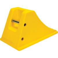 Cales de roue avec surface antid&eacute;rapante en aluminium, Polyur&eacute;thane, Jaune s&eacute;curit&eacute; OSHA, 11-1/4" la x 21" p x 12-1/4" h PB Rental Co. Ltd.