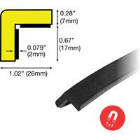 Magnetic E Profile Magnetic 1M Corner Protection Bumper Guard PB Rental Co. Ltd.