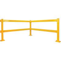Garde-corps Lift-Out, Acier, 3' lo x 4" h, Jaune s&eacute;curit&eacute; OSHA PB Rental Co. Ltd.